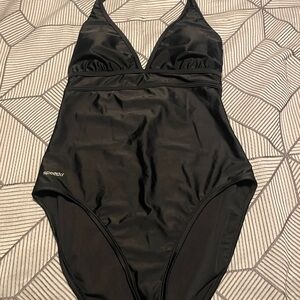 Speedo Women's Black One-Piece Swimsuit Size Ladies Medium